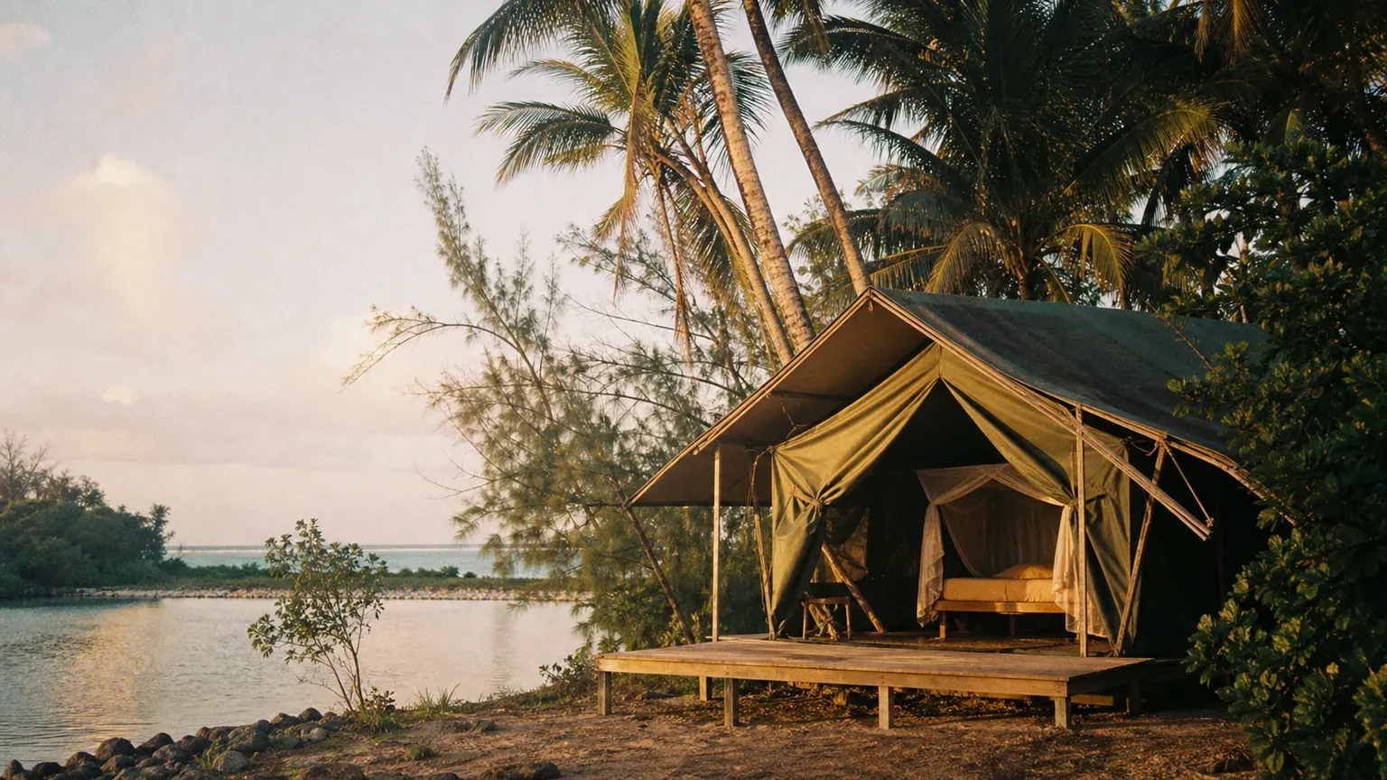Le camping à l'île Maurice : possible, mais c'est une niche