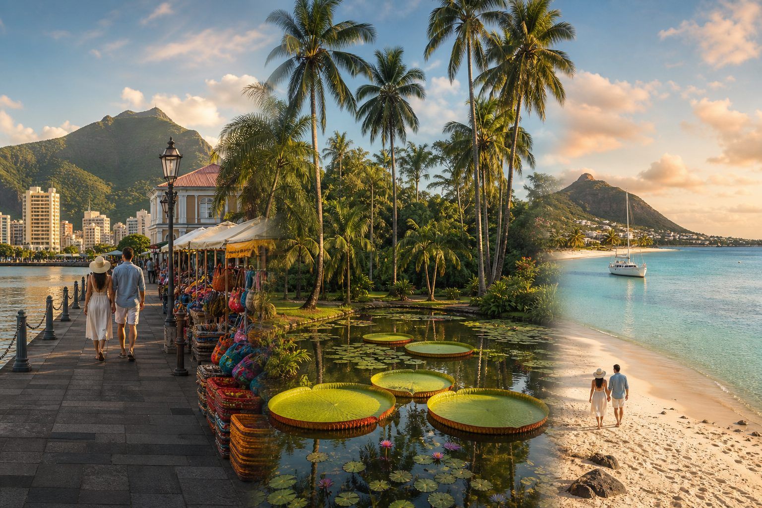 Jours 7 à 10 : Port-Louis, Pamplemousses, Grand Baie et retour