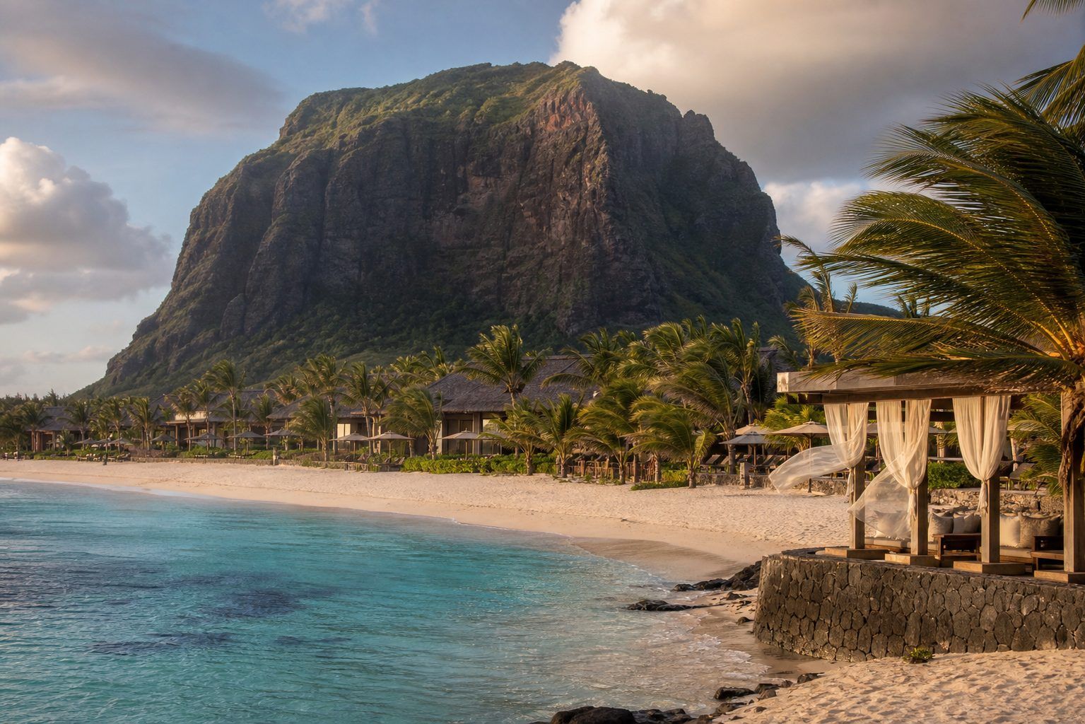 Le Morne : paysages spectaculaires, hôtels de villégiature et exposition au vent