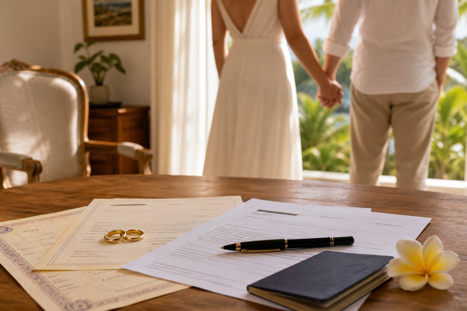 Mariage célébré en France ou à Maurice : reconnaissance et étapes avant la demande